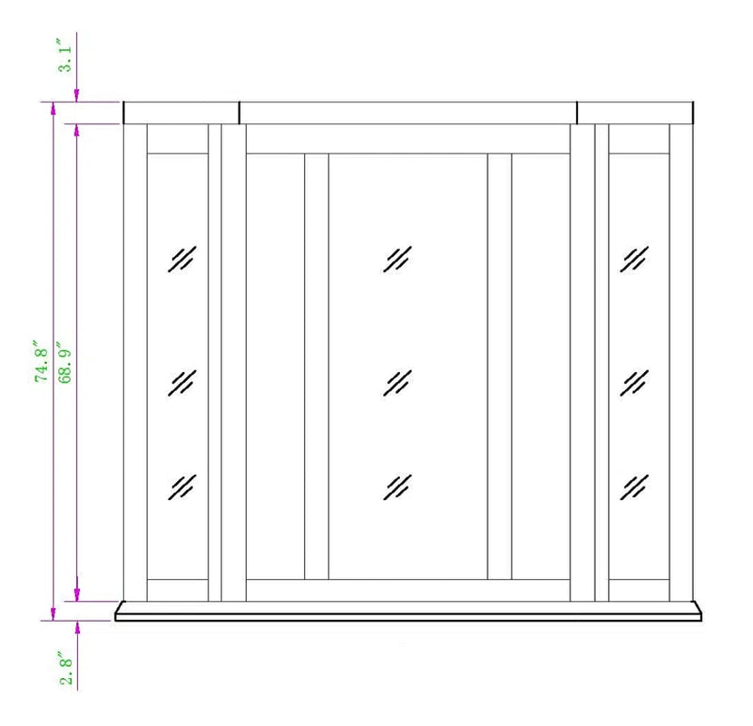Maxxus 3 - Person Bluetooth Compatible FAR Infrared Sauna in Hemlock