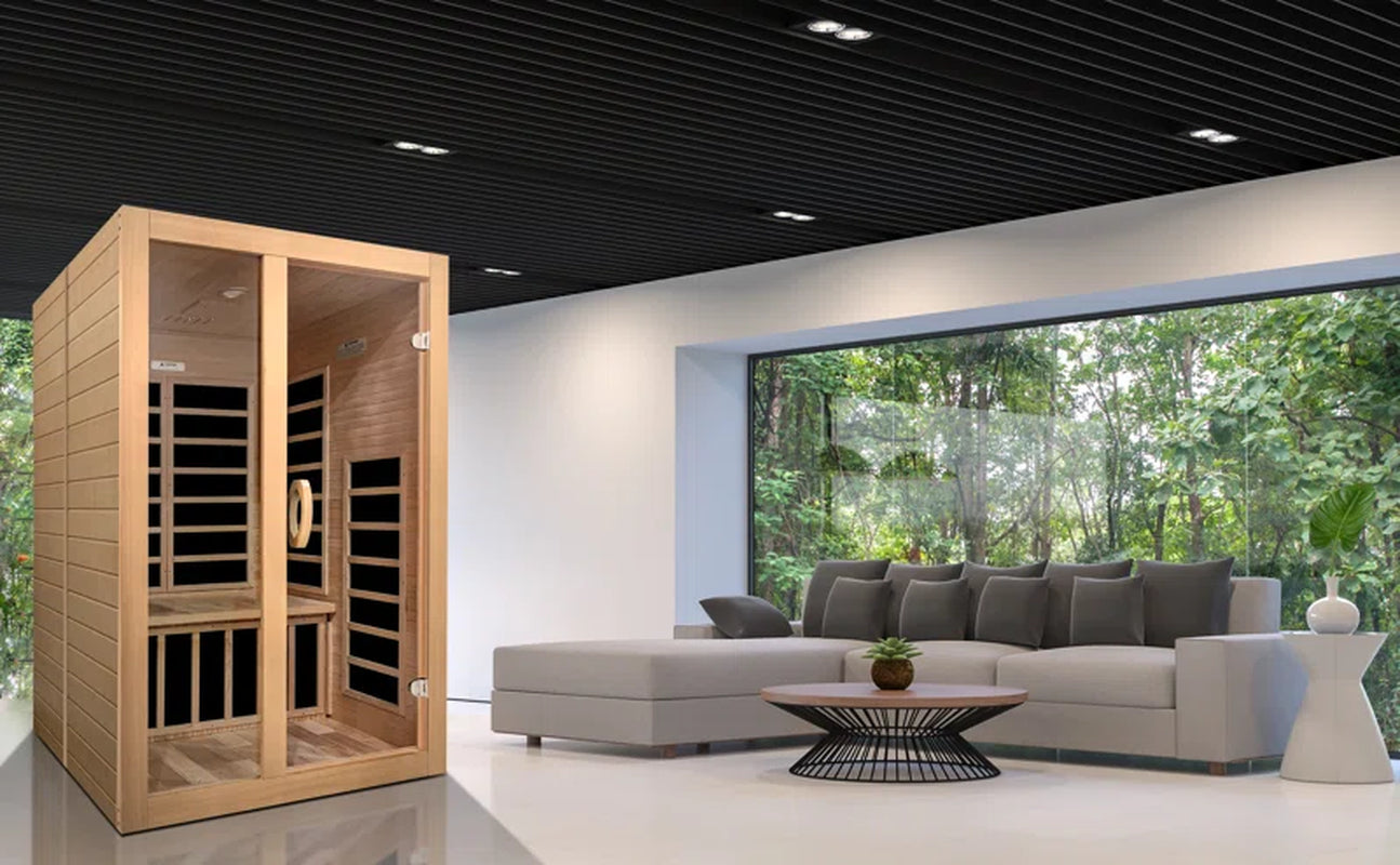 Santiago 2 - Person FAR Infrared Sauna in Hemlock