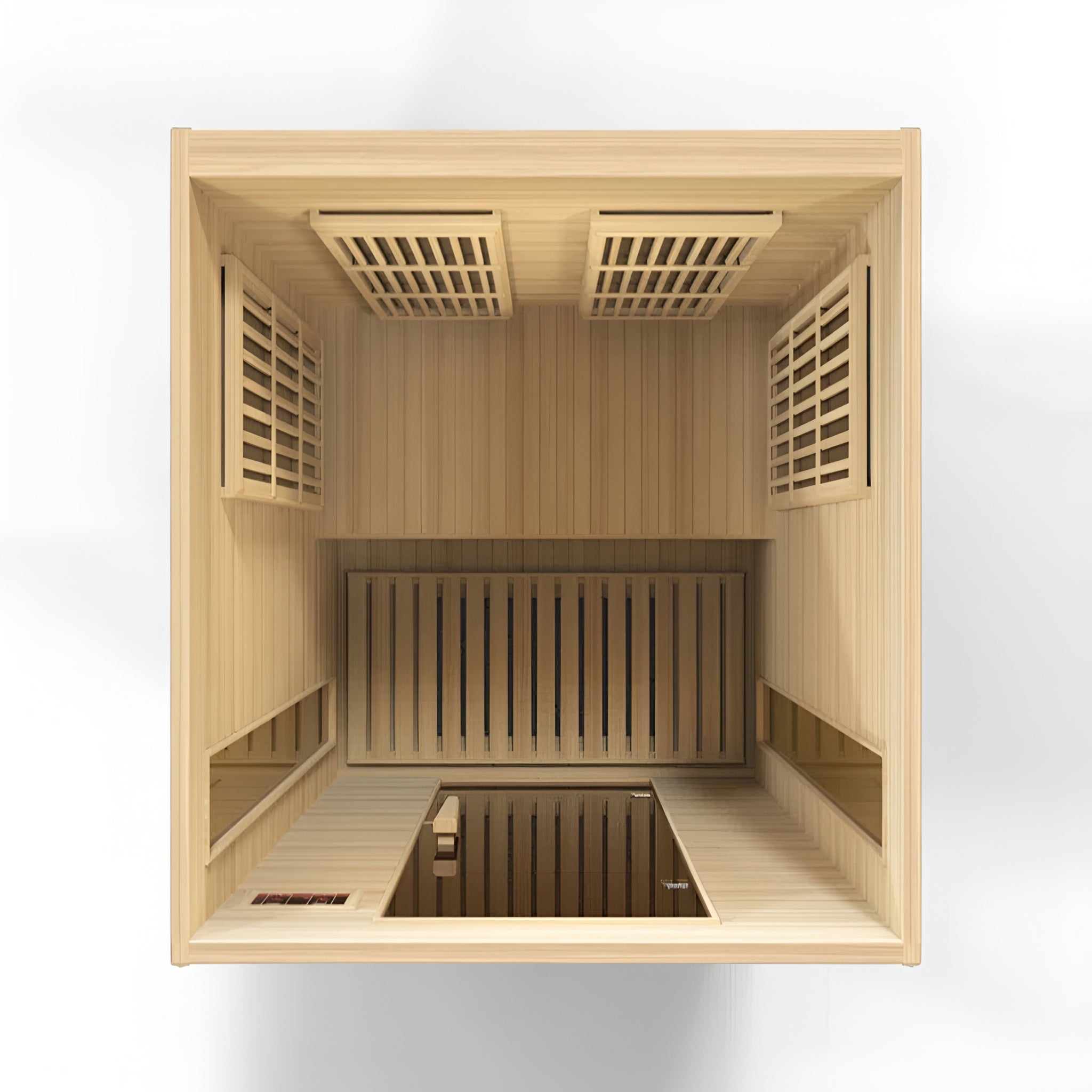 Toulouse 2 Person Bluetooth Compatible FAR Infrared Hemlock Sauna