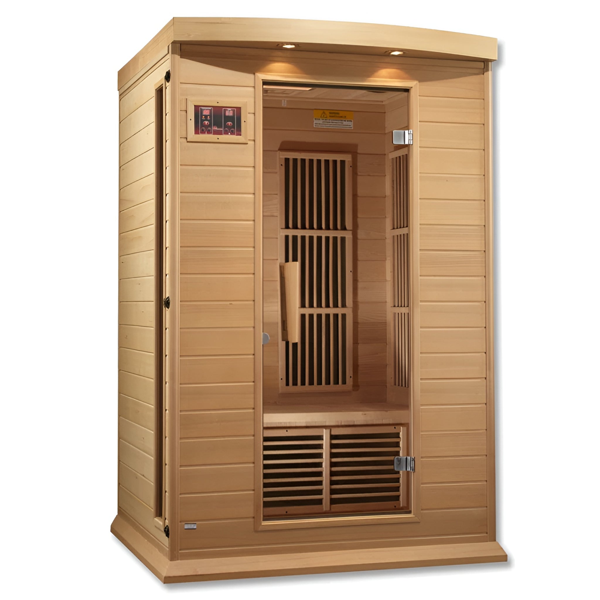 Toulouse 2 Person Bluetooth Compatible FAR Infrared Hemlock Sauna