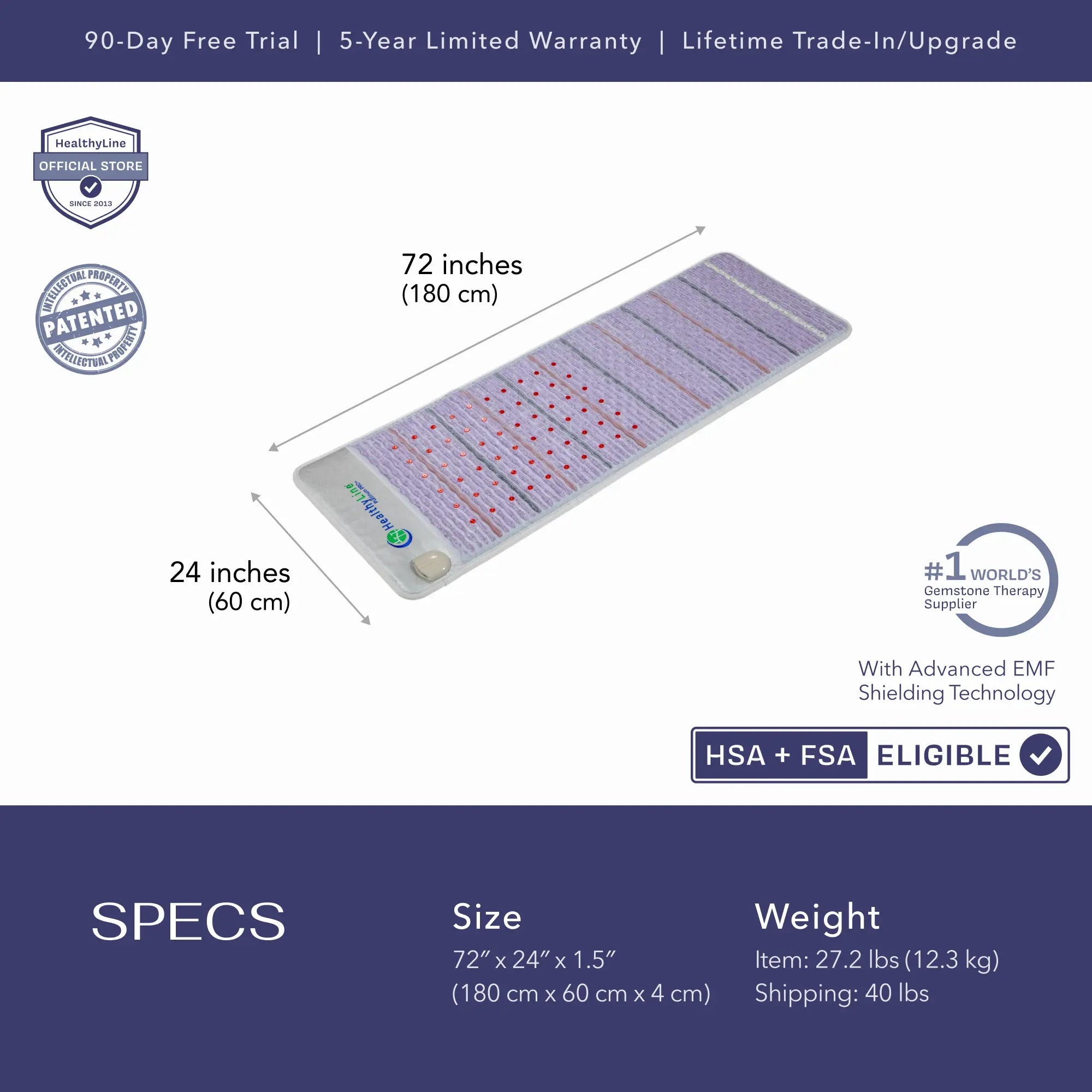 Platinum Series | PEMF Far Infrared Heating Mats