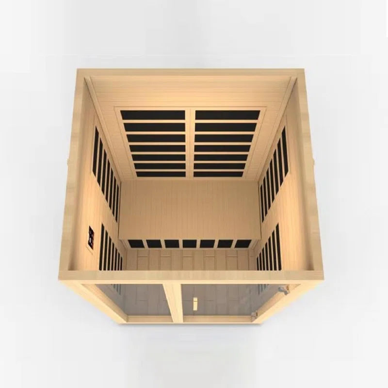 Santiago 2 - Person FAR Infrared Sauna in Hemlock