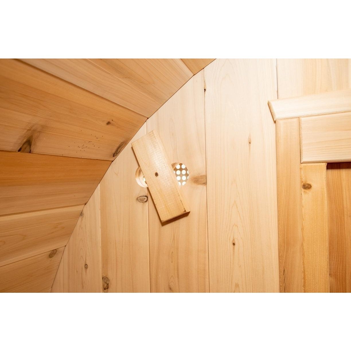 LeisureCraft LeisureCraft Canadian Timber CTC22W Harmony Barrel Sauna – 2–4 Person Outdoor Cedar Sauna