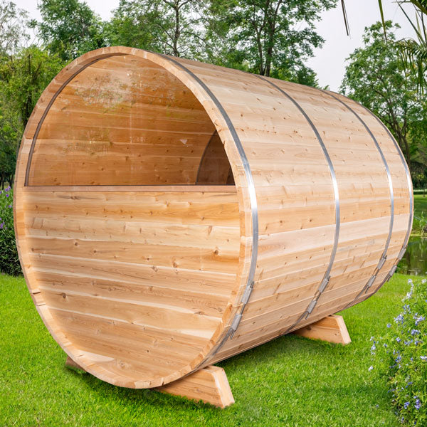 LeisureCraft Serenity MP 2–4 Person Barrel Sauna