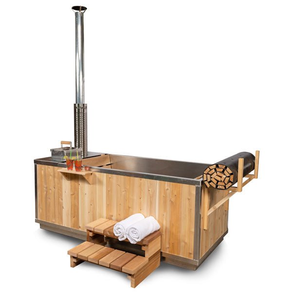 LeisureCraft Starlight Wood-Burning Hot Tub