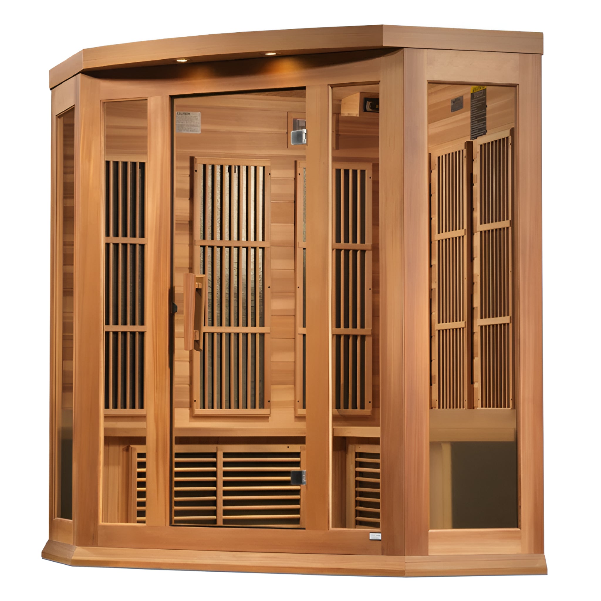 Dynamic Saunas 3 - Person Bluetooth Compatible FAR Infrared Sauna in Cedar