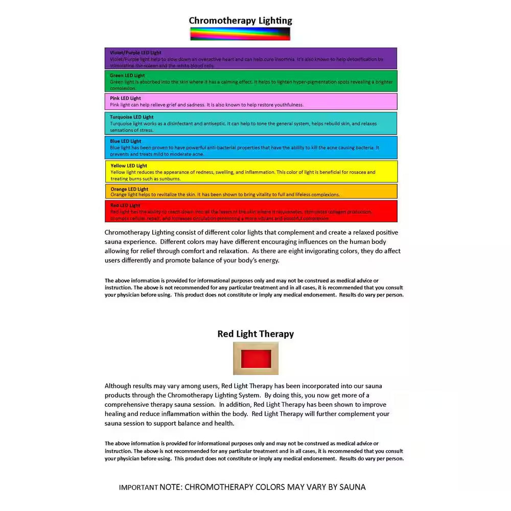 Lifesauna 2-Person Infrared Sauna with 6 Carbon Tech Heaters and Sound System