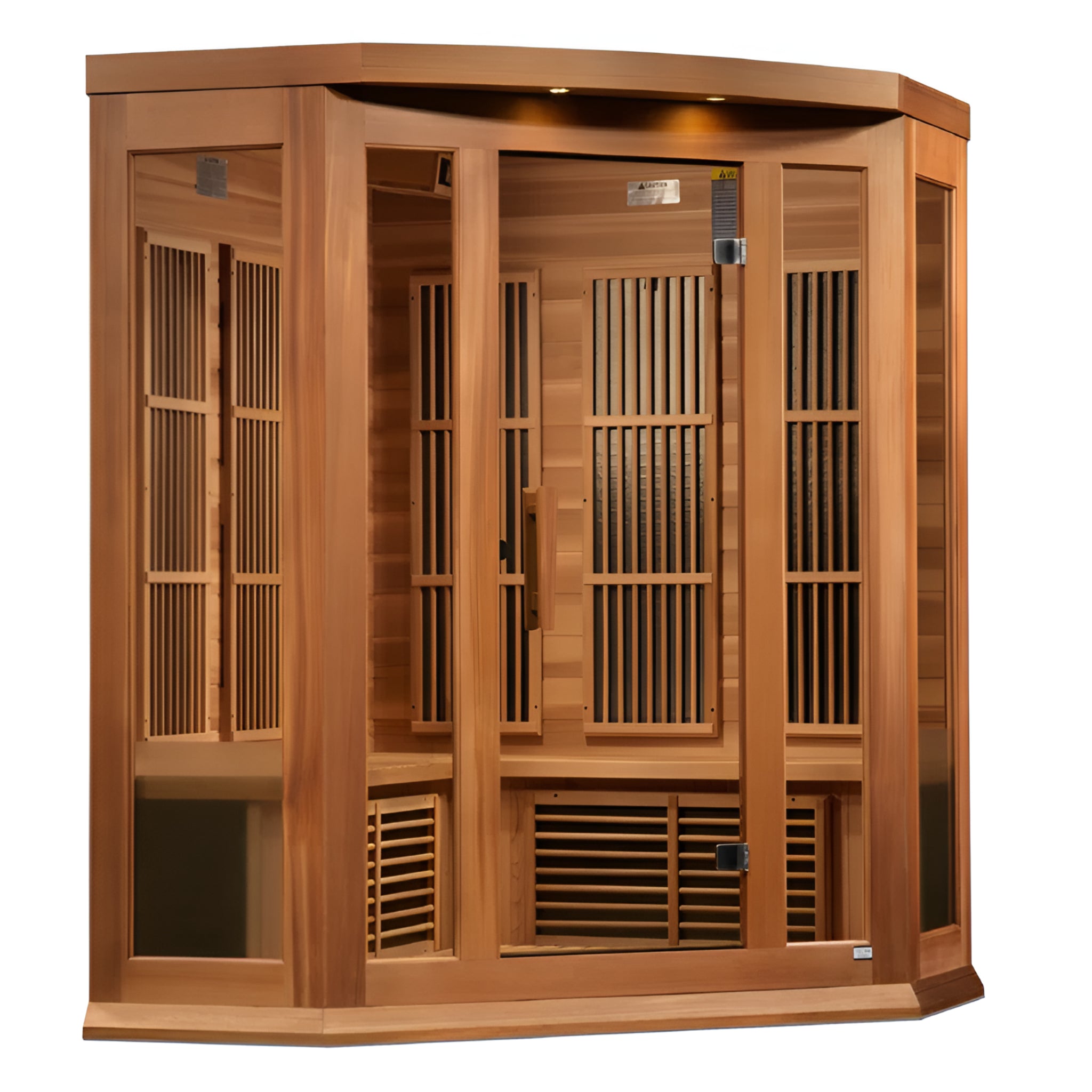 Dynamic Saunas 3 - Person Bluetooth Compatible FAR Infrared Sauna in Cedar