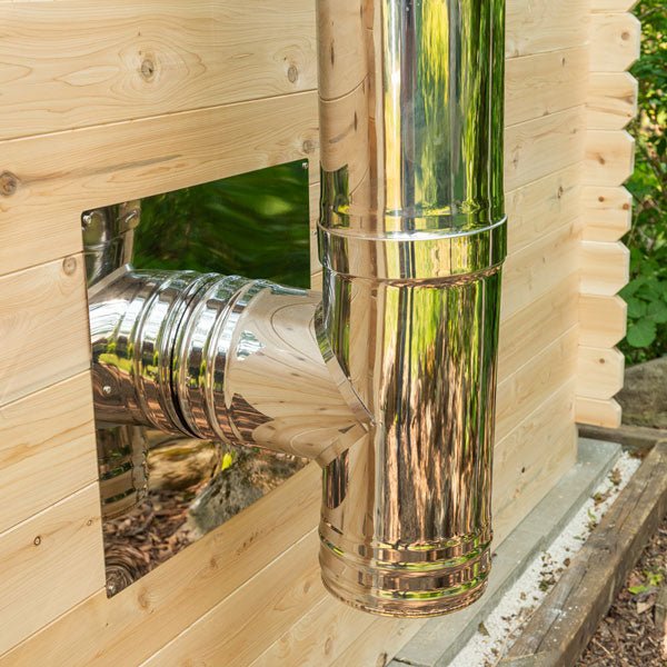 Leisurecraft Georgian Cabin Sauna with Integrated Changeroom