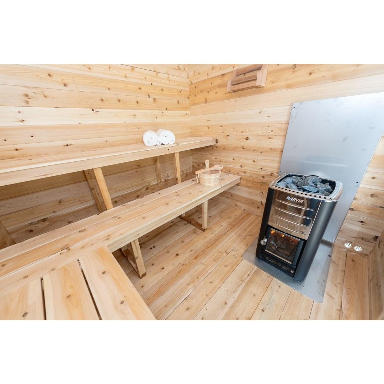 LeisureCraft Canadian Timber Georgian 2–6 Person Cabin Sauna