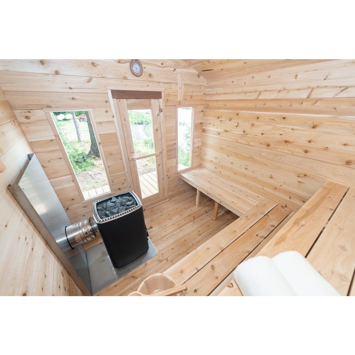 LeisureCraft Canadian Timber Georgian 2–6 Person Cabin Sauna