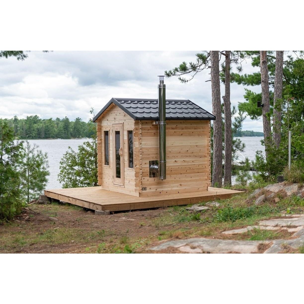 LeisureCraft Canadian Timber Georgian 2–6 Person Cabin Sauna
