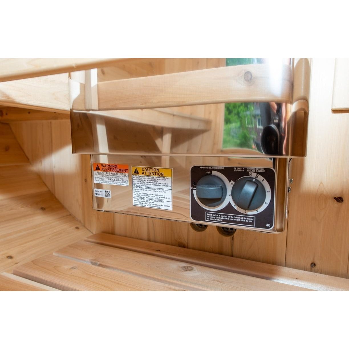 LeisureCraft LeisureCraft Canadian Timber CTC22W Harmony Barrel Sauna – 2–4 Person Outdoor Cedar Sauna